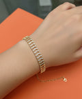 Zircon Crystal Bracelet – Modern Elegant Jewelry for Women