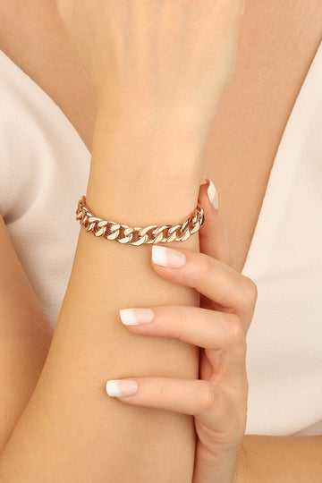 Hallow Gurmet Silver Chain Bracelet