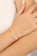 Heart Infinity Silver Bracelet
