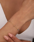 Small Dorica Heeled Sterling Silver Bracelet