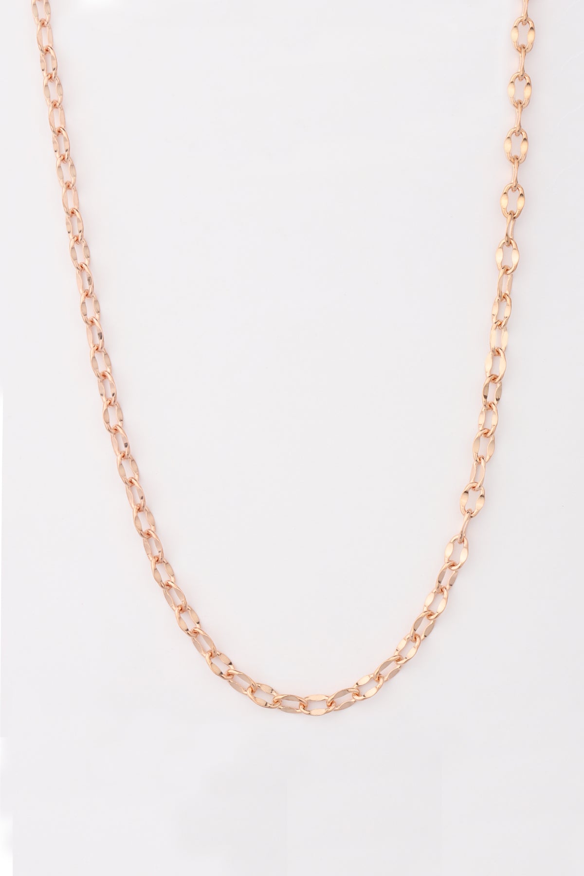 Sterling Silver Singapore Sequin Chain Necklace – Minimal Everyday Jewelry