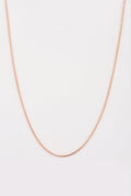 Square Italian Silver Necklace Chain – 925 Sterling Silver Box Chain, Minimal Jewelry
