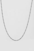 Dainty Singapore Silver Necklace – Elegant Minimalist Chain Jewelry
