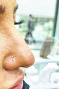 Stone Silver Nose Stud