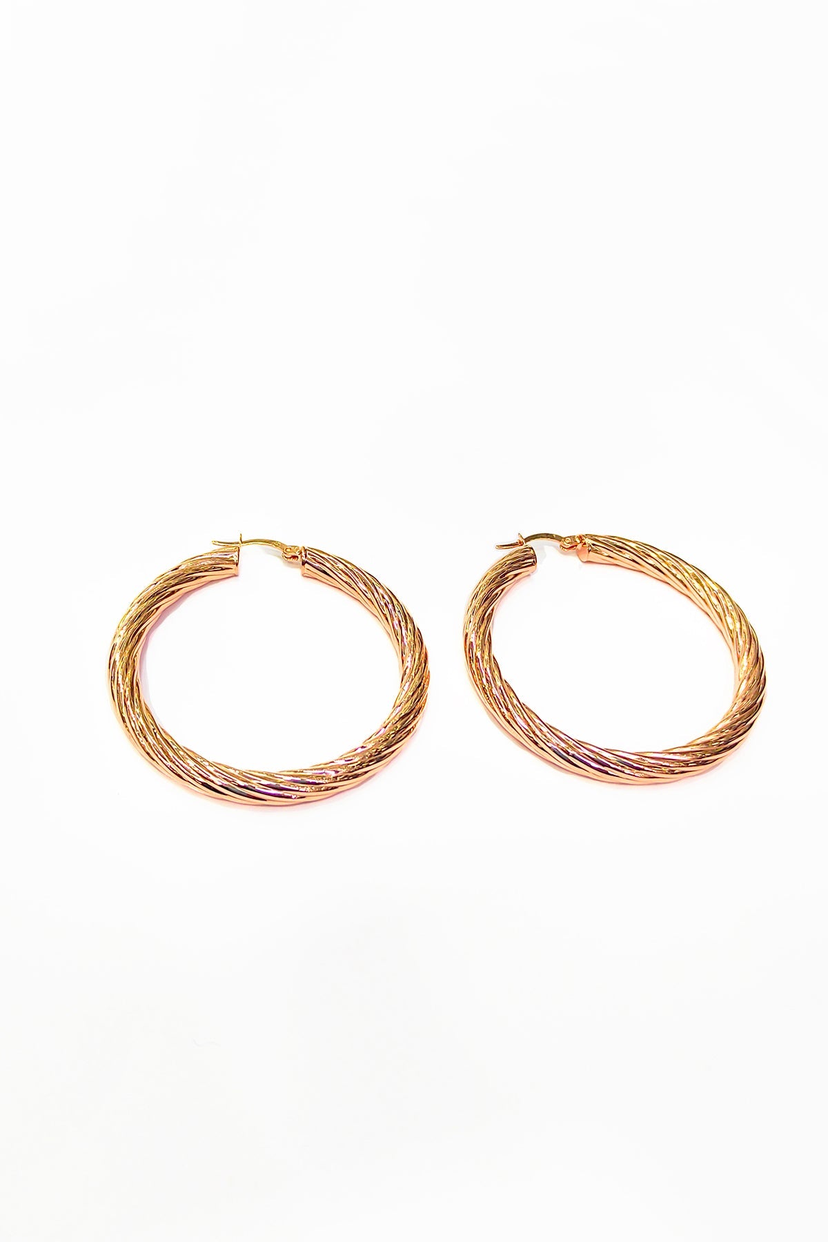 Big Twist Hoop Earrings in Sterling Silver – Bold Everyday Jewelry
