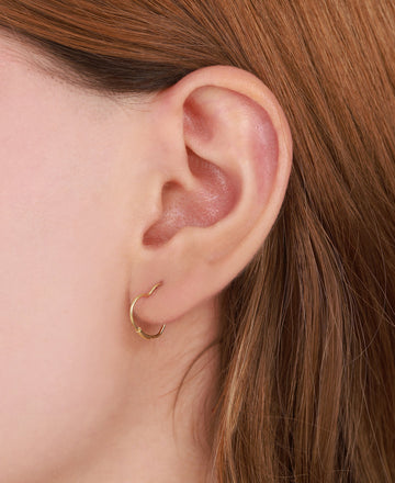 Fine Wire Heart Pattern Silver Earrings