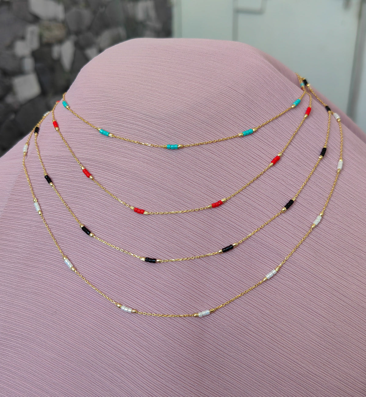 Vibrant Gemstone Necklaces and Bracelets - Boho Handcrafted Set, Women's Jewelry Gift