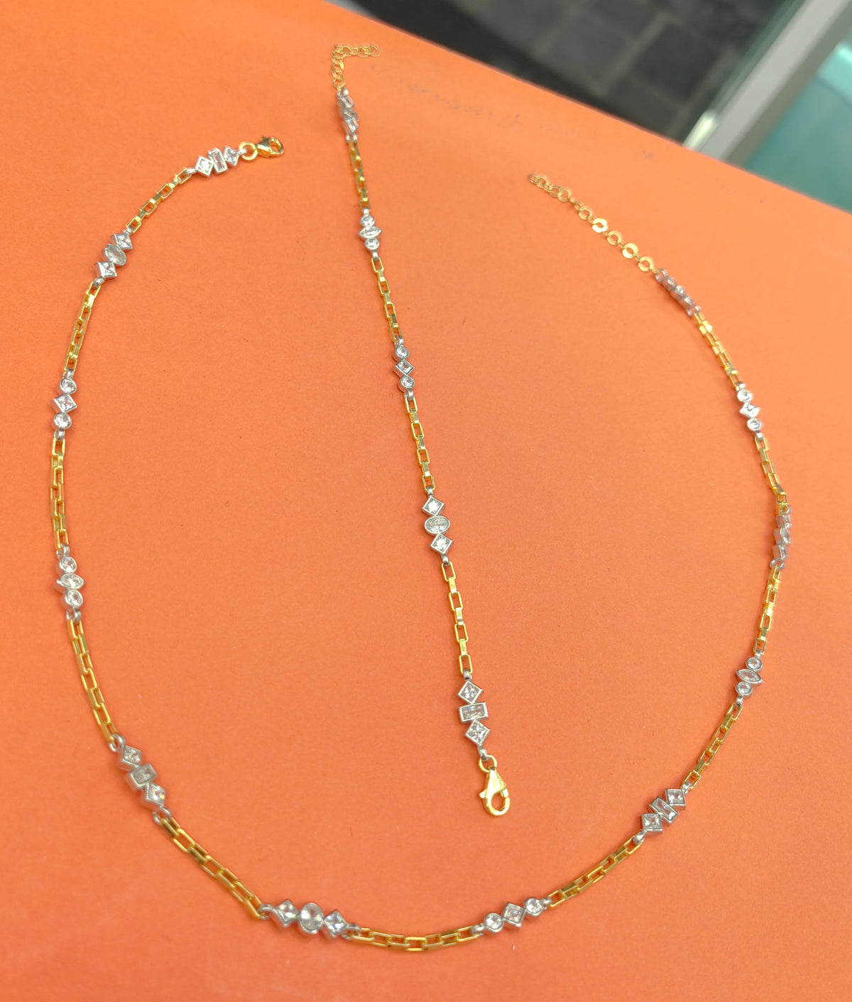 925 Sterling Silver Necklace and Bracelet Set – Cubic Zirconia Elegant Jewelry