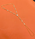 Silver Shahmeran Hand Bracelet – Elegant Middle Eastern Slave Chain Jewelry
