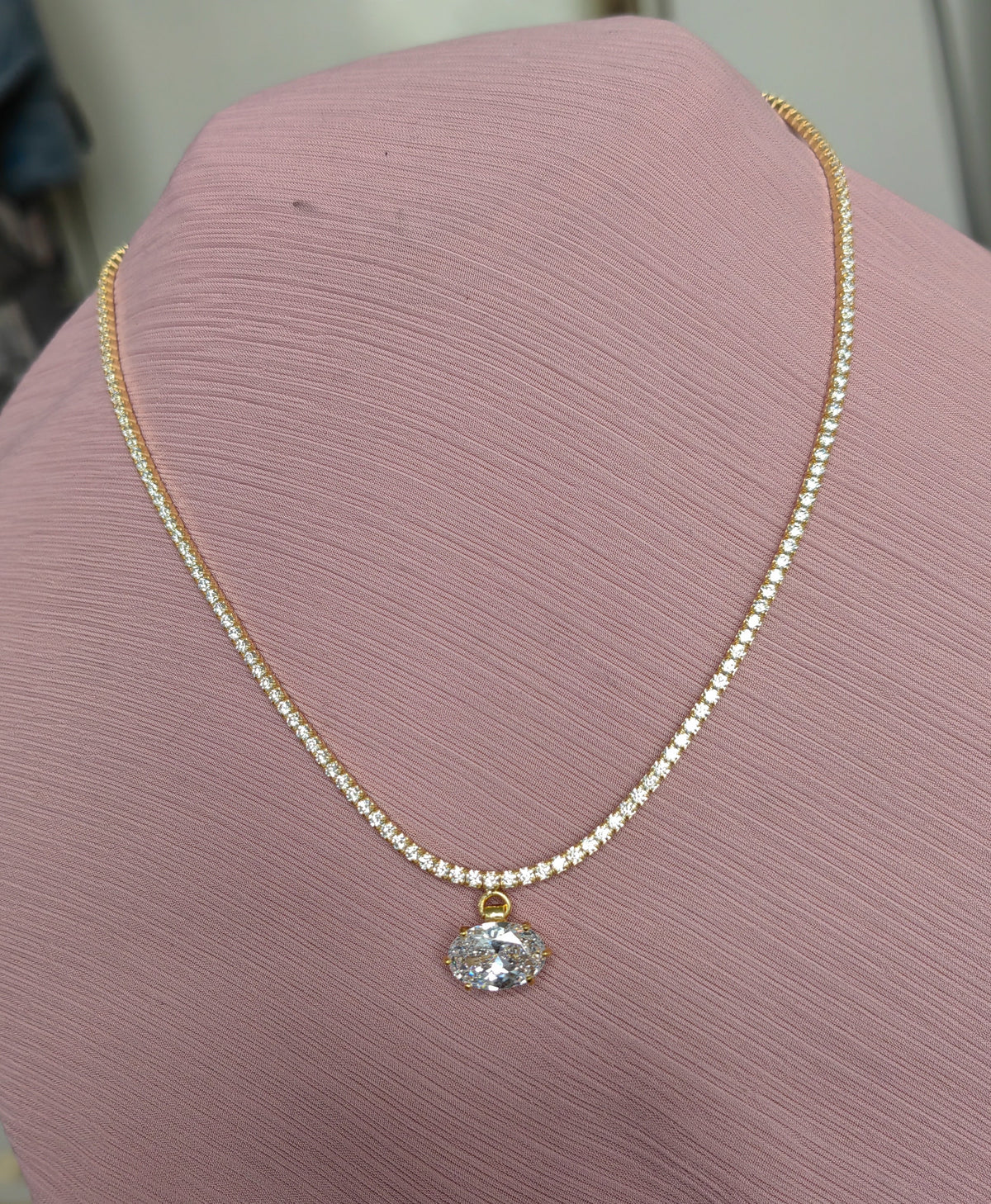 2mm Box Chain Oval Gemstone Silver Necklace – Sterling Silver Dainty Stone Pendant, Minimalist Layering Necklace, Gift for Her