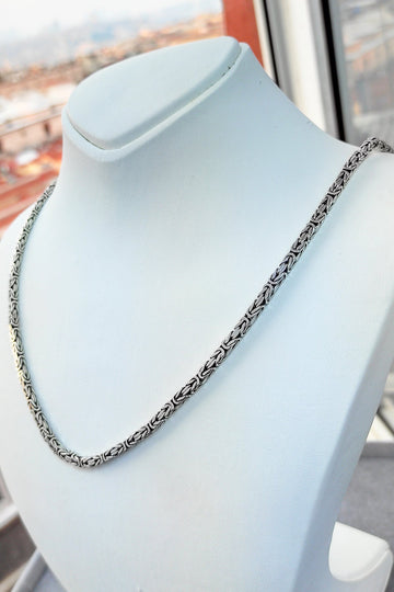 King Necklace for Men – Sterling Silver Crown Pendant, Masculine Statement Jewelry