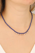 Sterling Silver Necklace with CZ Stone – Minimal Everyday Jewelry