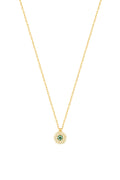 Turquoise Daisy Silver Necklace