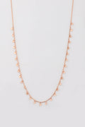 Sterling Silver Sequin Necklace – Dainty Disc Chain Choker for Women, Sequin Choker - 14k Gold or Silver - Layering Necklace - Gift For Her