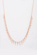 925 Sterling Silver Sequin Necklace, Delicate Sparkle Chain Jewelry, Minimalist Luxury Gift for Women