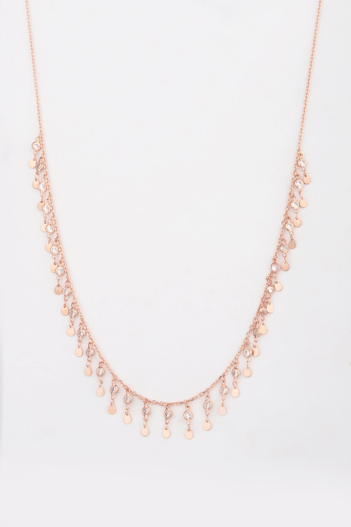 925 Sterling Silver Sequin Necklace, Delicate Sparkle Chain Jewelry, Minimalist Luxury Gift for Women