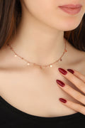 Sequin Silver Necklace