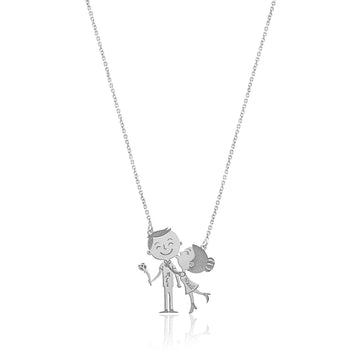 Special Valentine's Necklace with the Names of the Beloved