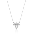 To Eternal Love, Sterling Silver Necklace with Name on Sycamore Leaf