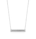 Sterling Silver Roman Numeral Necklace – Souvenir Necklace with Important Date