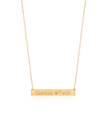 Custom Name Necklace in Sterling Silver – Romantic Valentine Gift