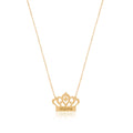 Personalized Prince or Princess Crown Necklace – Sterling Silver Name Jewelry for Kids & Adults