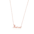 Italic Hand Written Personalized Name Necklace