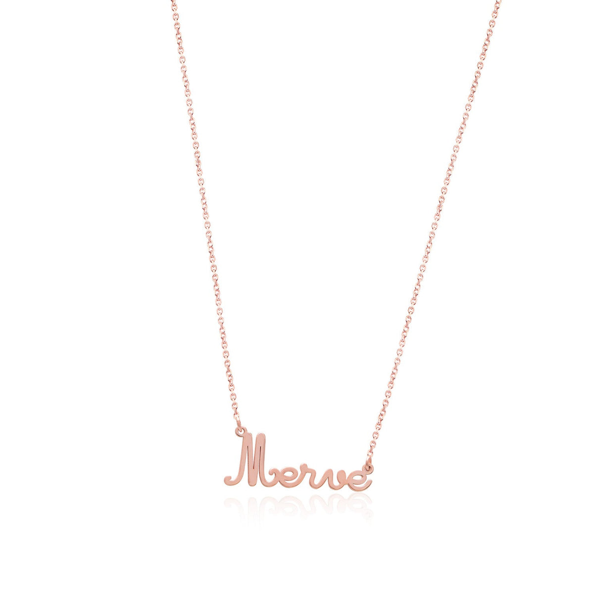 Italic Hand Written Personalized Name Necklace