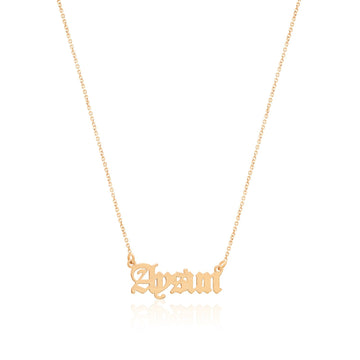 Hand Written Name Silver Necklace Personalized