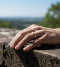 925 Sterling Silver Flat Wedding Band – Classic Oval Ring