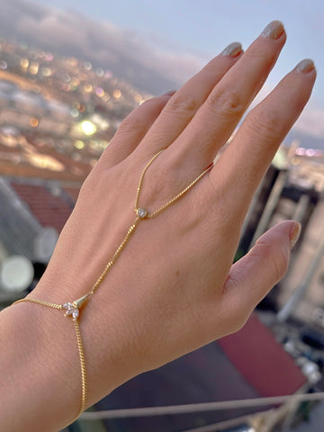 Handmade 925 Silver Gourmet Chain Slave Bracelet – Contemporary Style