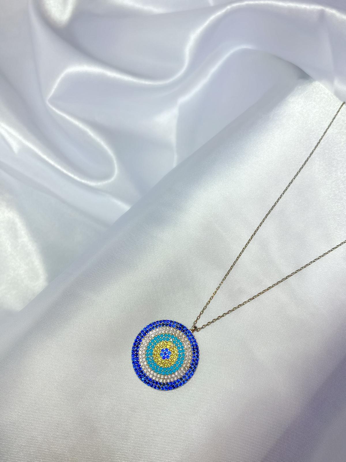 Medium Classic Evil Eye Bead Necklace